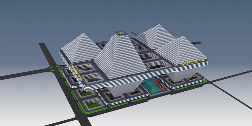 天空之城,宿迁生态商业综合体丨中国宿迁-7