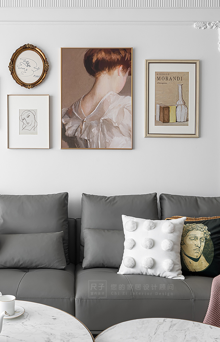 复古雕花+大胆撞色,告别平庸精装房丨中国深圳丨尺子室内设计-24