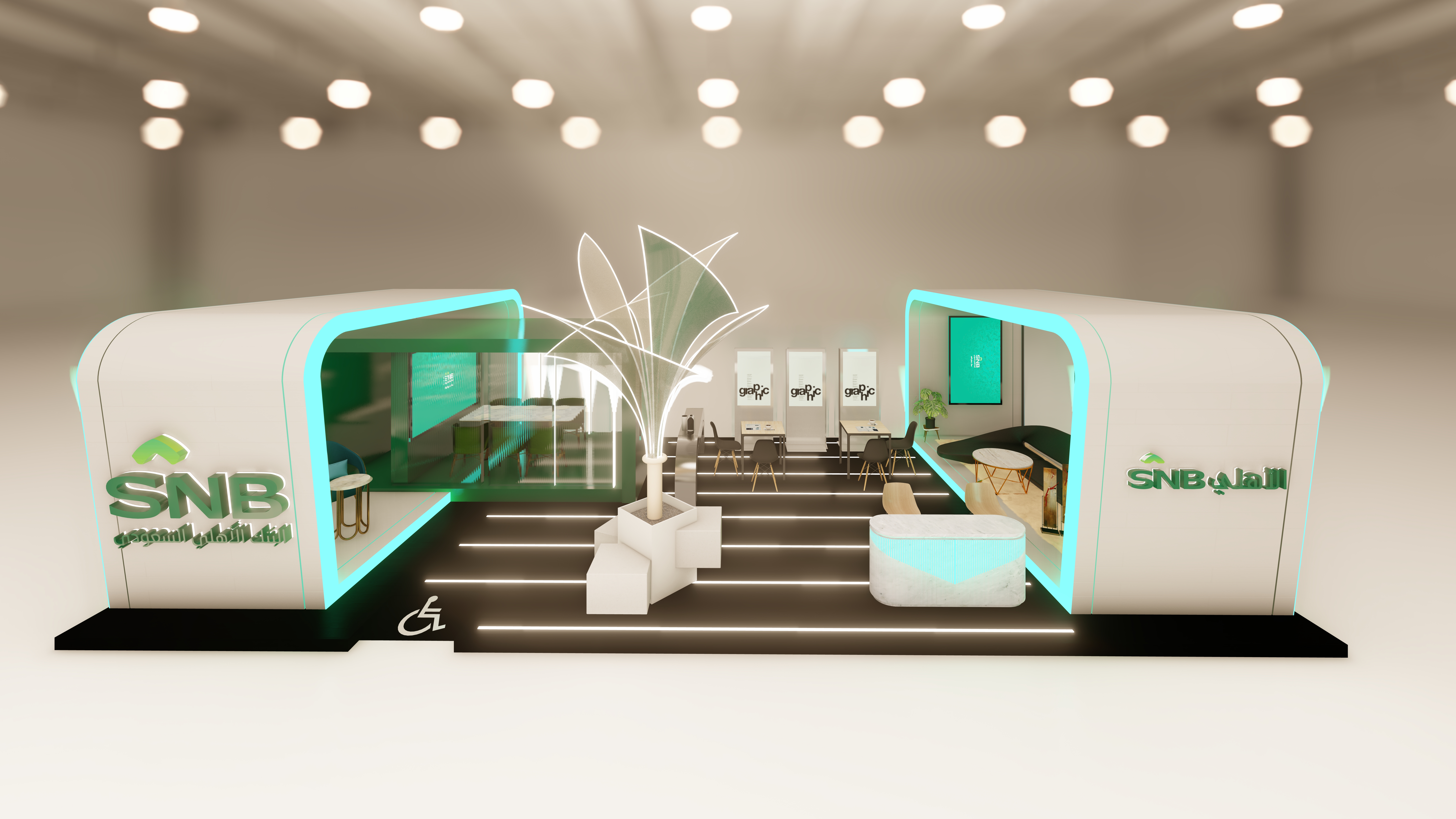 SNB - Saudi National Bank | Booth Design-1
