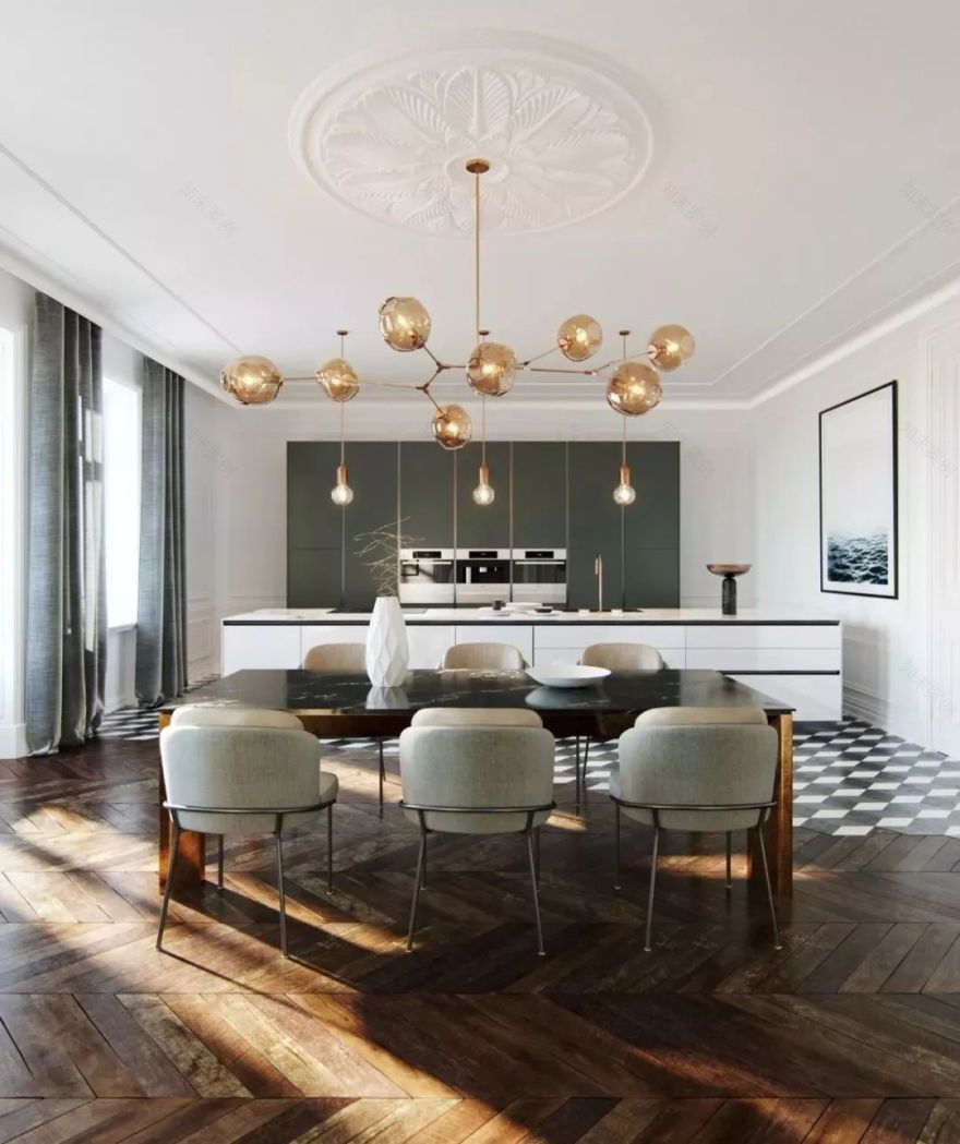 石膏线装饰的魅力 | 如何打造简欧风格的家-68