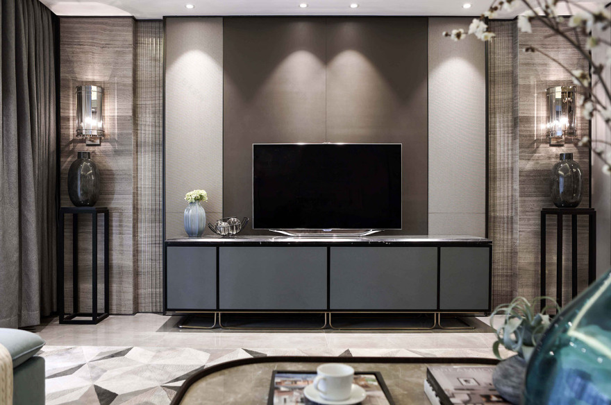 216㎡成都华润金悦湾悦府H精装样板房 开戊空间设计-6