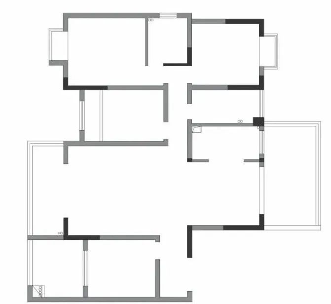 友德公馆现代简约家居设计丨上舍设计-2