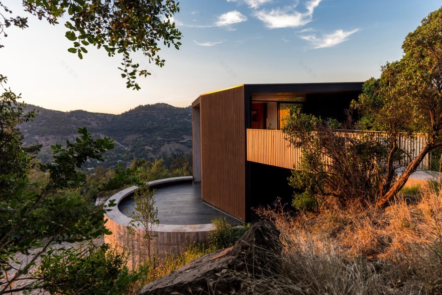 智利山间住宅,自然与人工的和谐共生-20