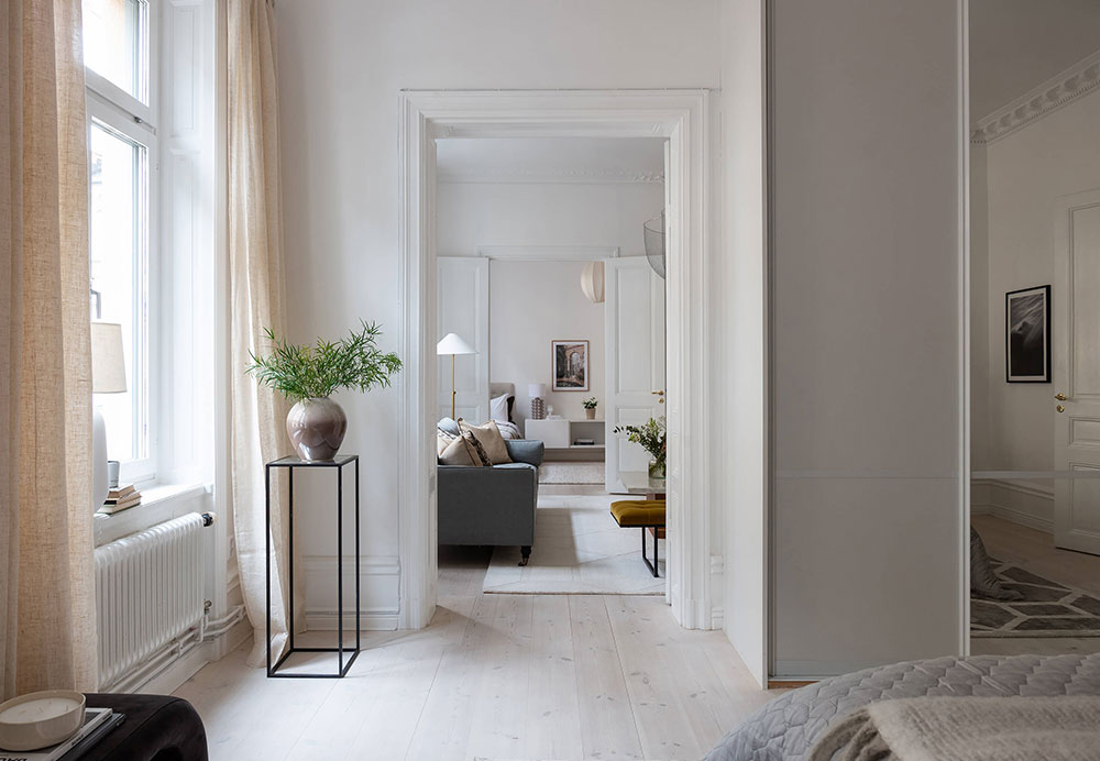 斯德哥尔摩白色优雅公寓-16