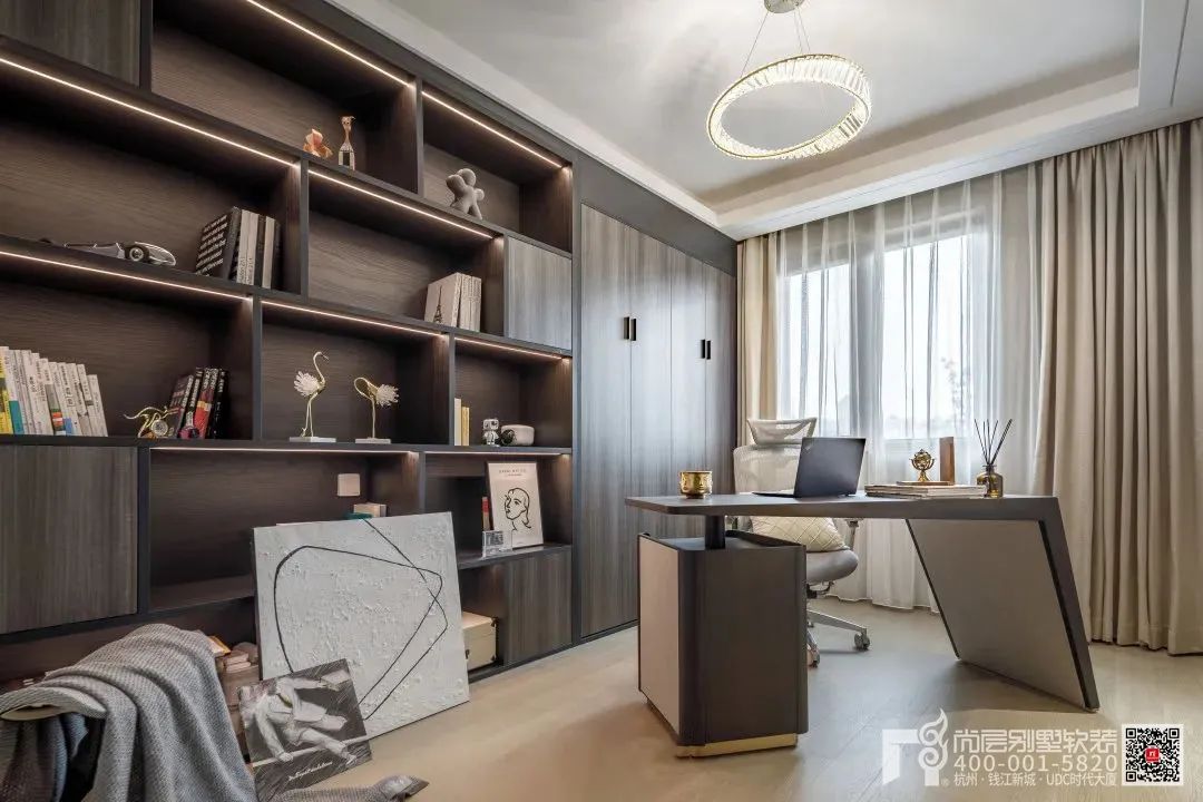 藕粉色温柔空间丨中国杭州丨杭州尚层装饰-45