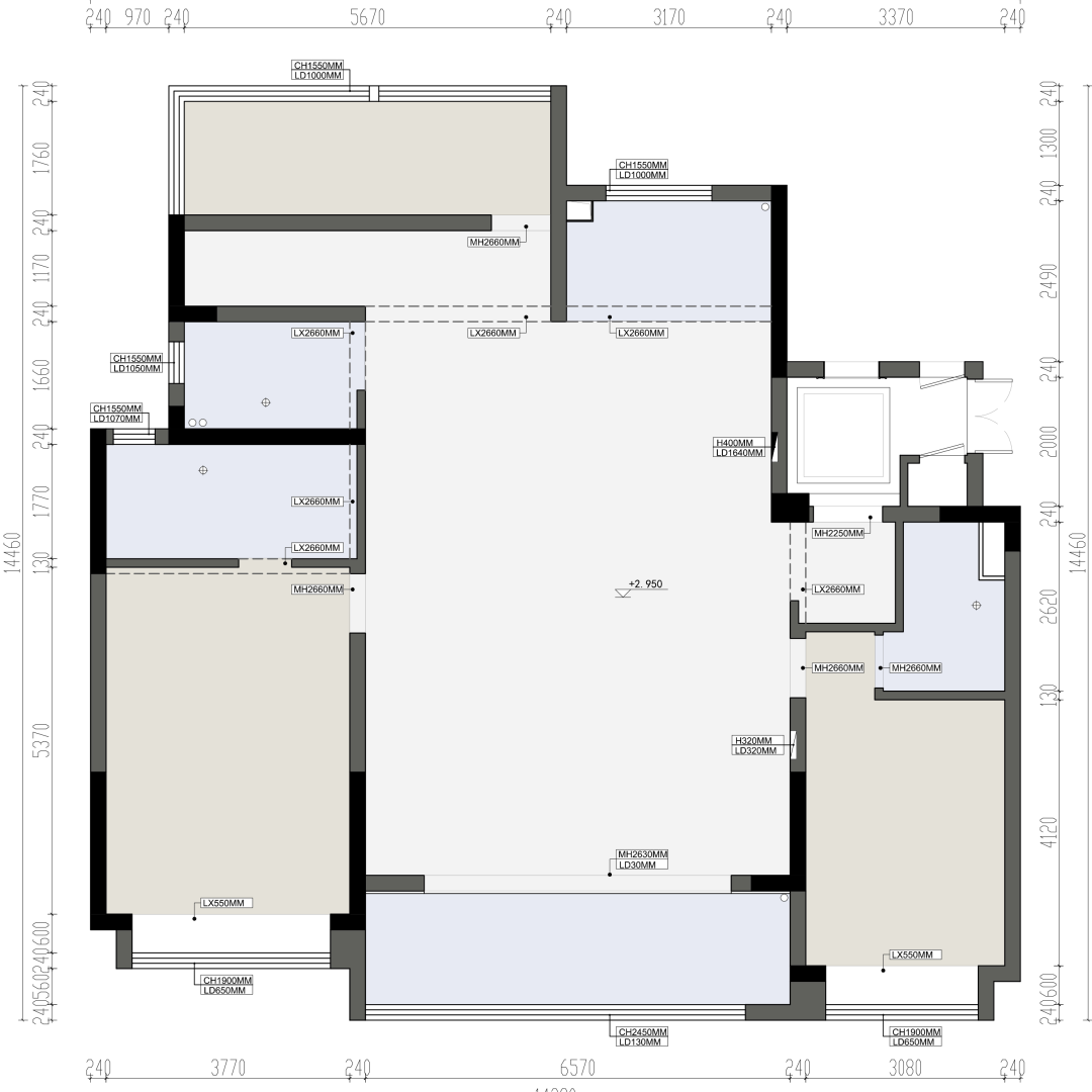 首发|筑凡设计沉稳克制精致空间里的四季浪漫-13