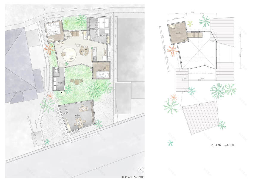梅之木的房子丨日本丨Hidekazu Kishi Architects-16