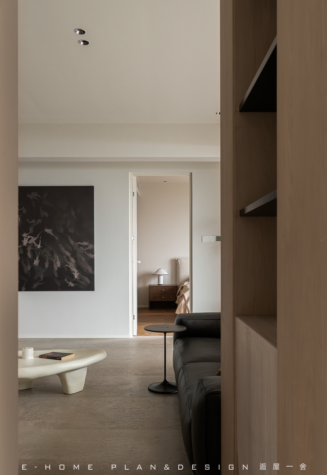 和卧室互换后，客厅倒像是掩起来的世外桃源-16