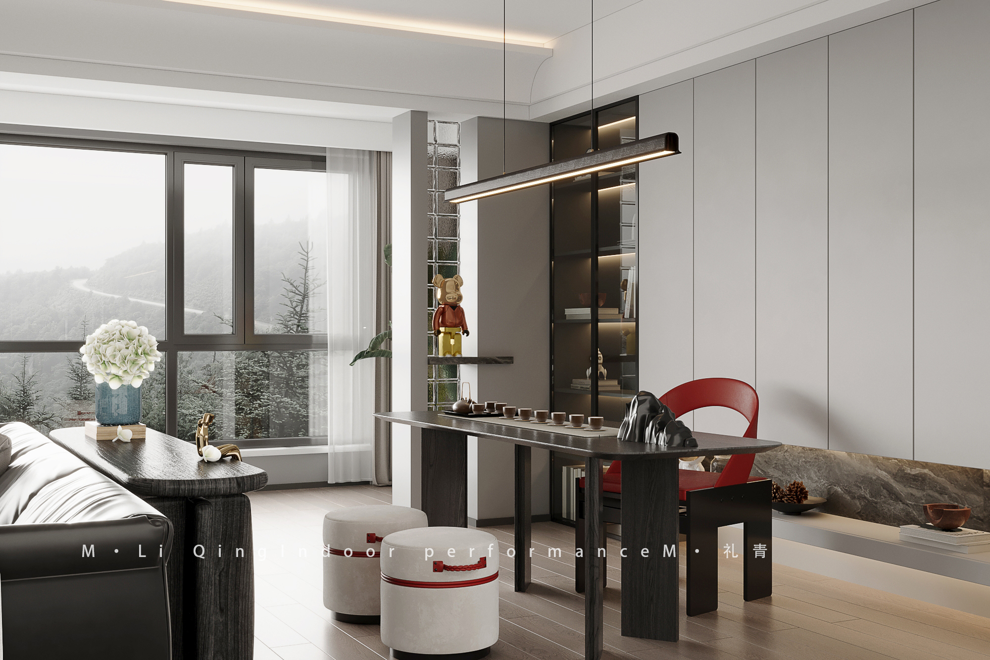 客餐厅——现代风格-1