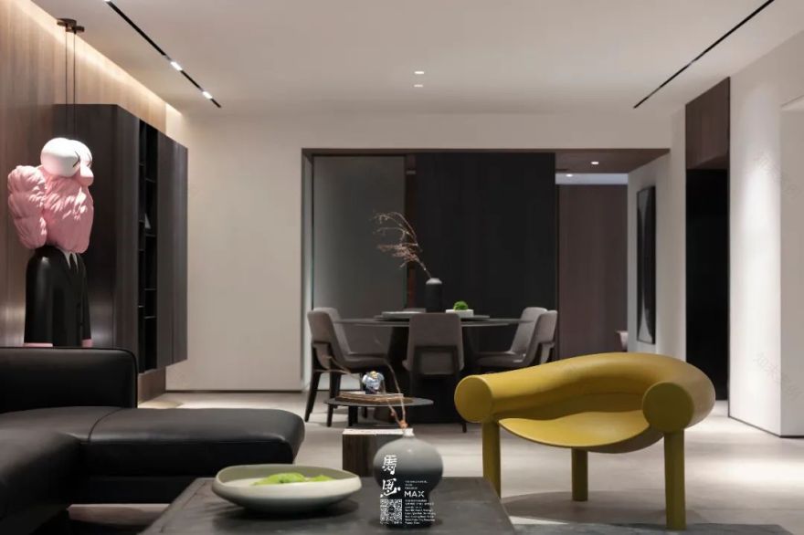 245m²简约大平层,演绎空间与情感的共鸣-8