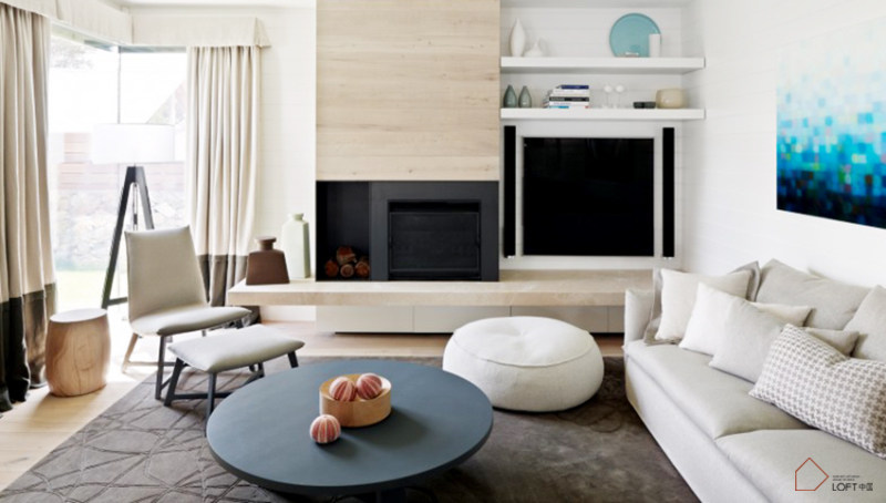 现代北欧简约风格样板间家装住宅空间案例-18