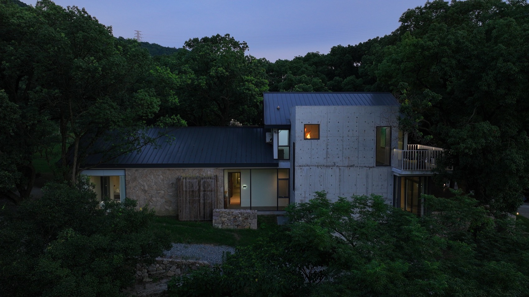 抚心集·愈丘Villa山野美宿丨中国普陀丨介隐建筑事务所-93
