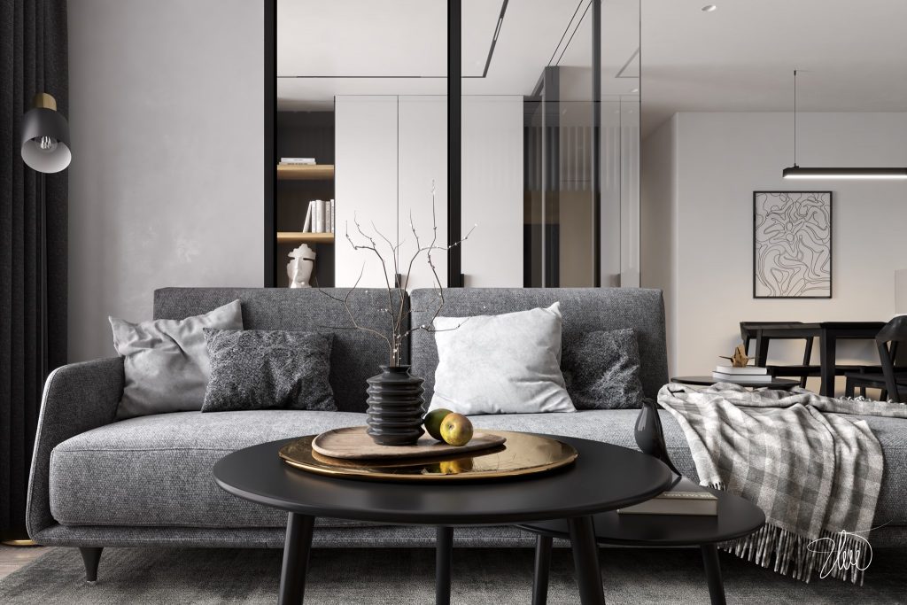 4564 Interior Apartment Scene Sketchup Model by Huy Ung-3