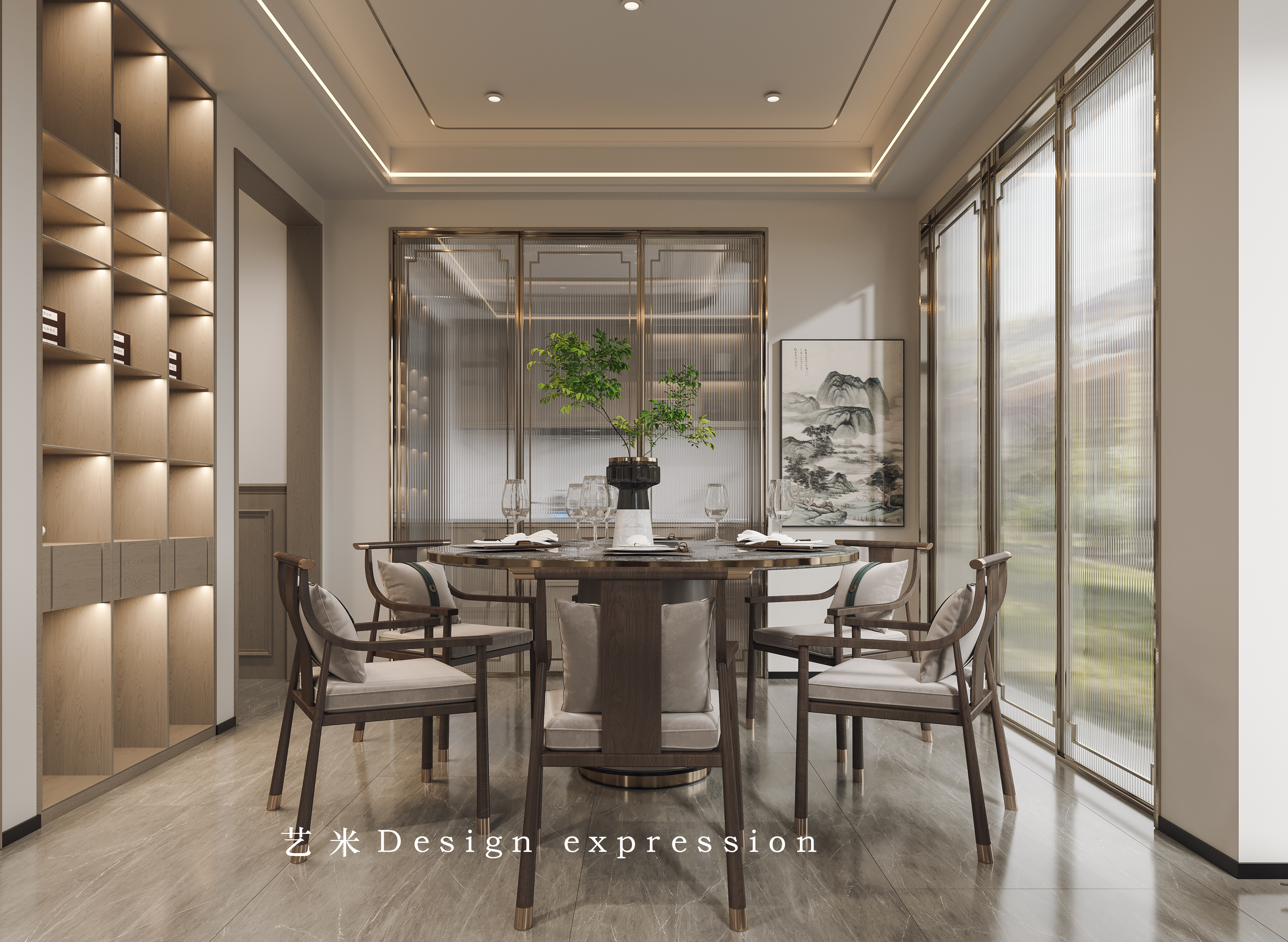 新中挑空别墅-艺米效果图-9