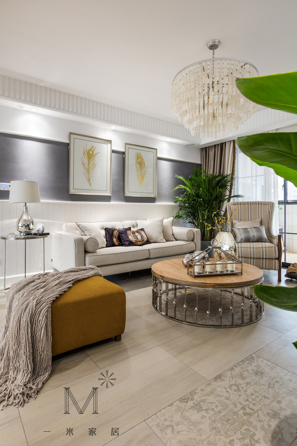 常州星河国际 143㎡美式公寓 | 北欧元素融入的柔美空间-5