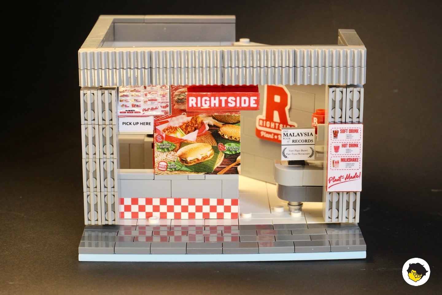 RIGHT SIDE VEGAN FAST FOOD  - LEGO MOC-8