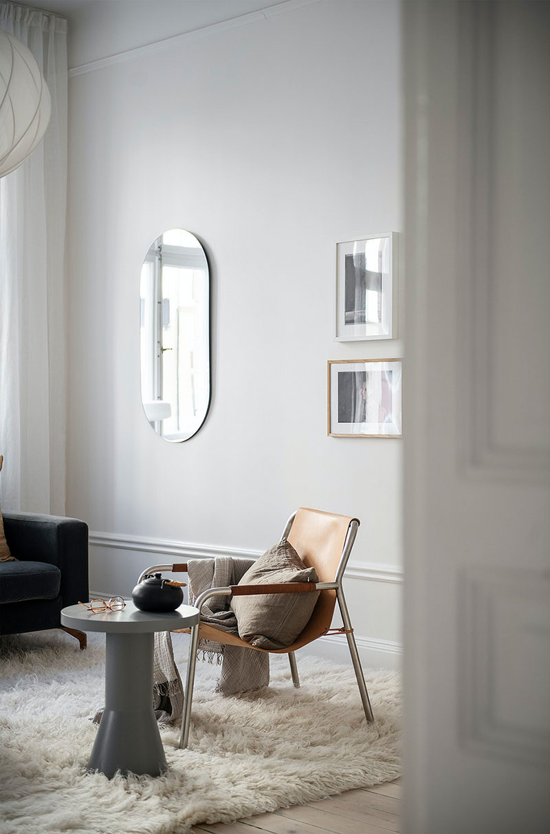 瑞典温馨女性公寓，弧形设计成亮点-24