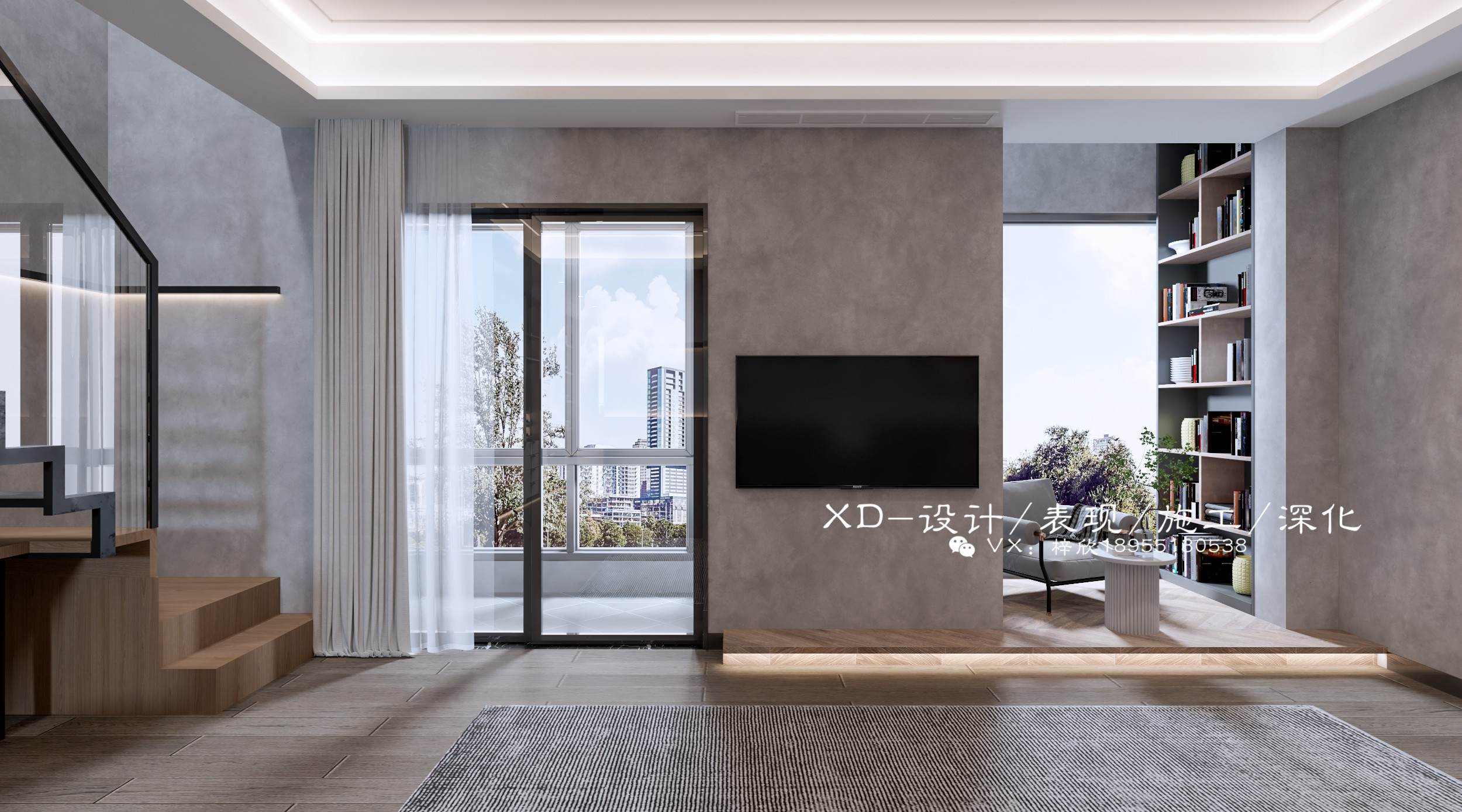 黑白灰小别墅 自带商务属性的风格-3