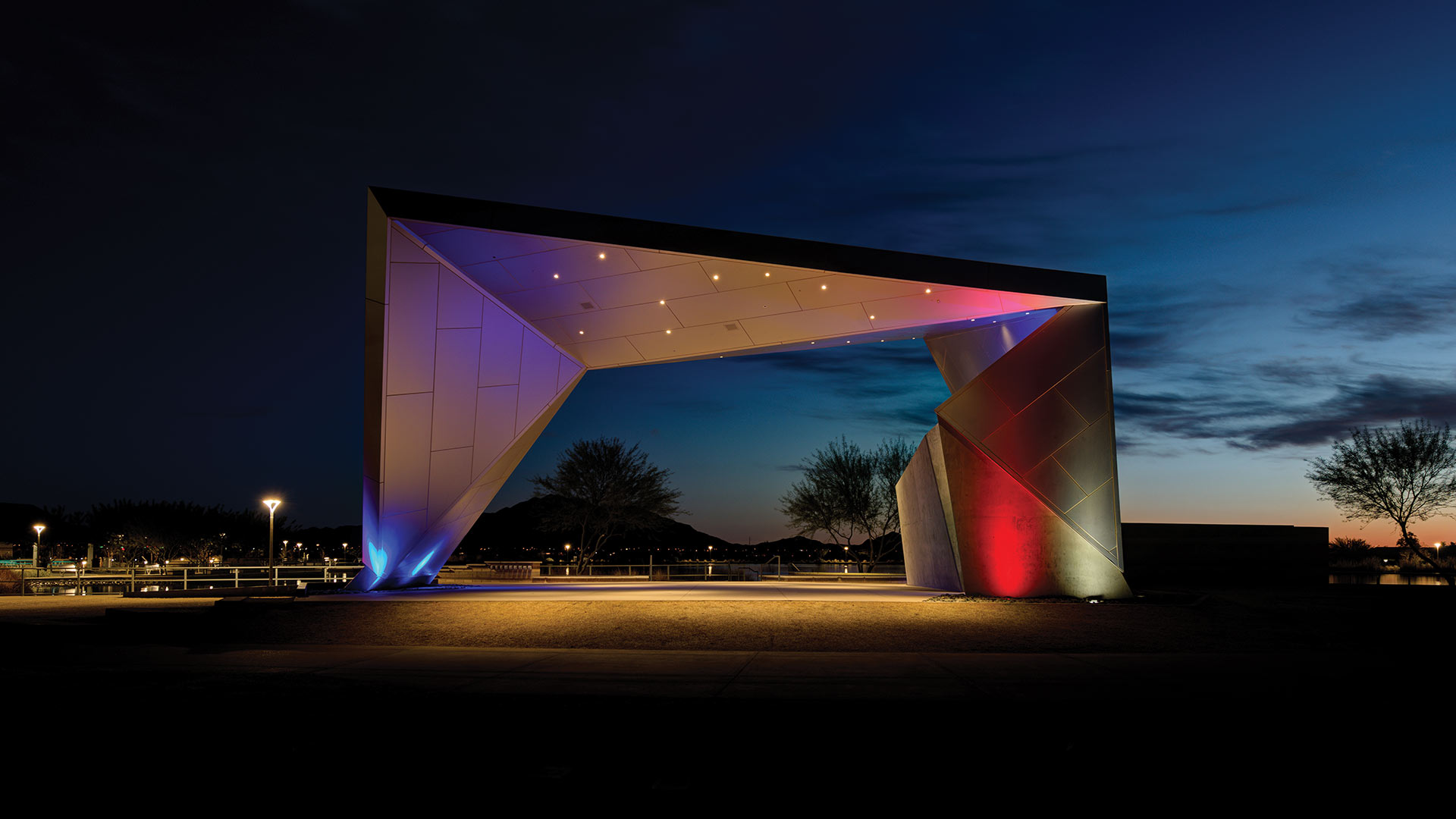 吉尔伯特地区公园圆形露天剧场丨Acuity Brands-14