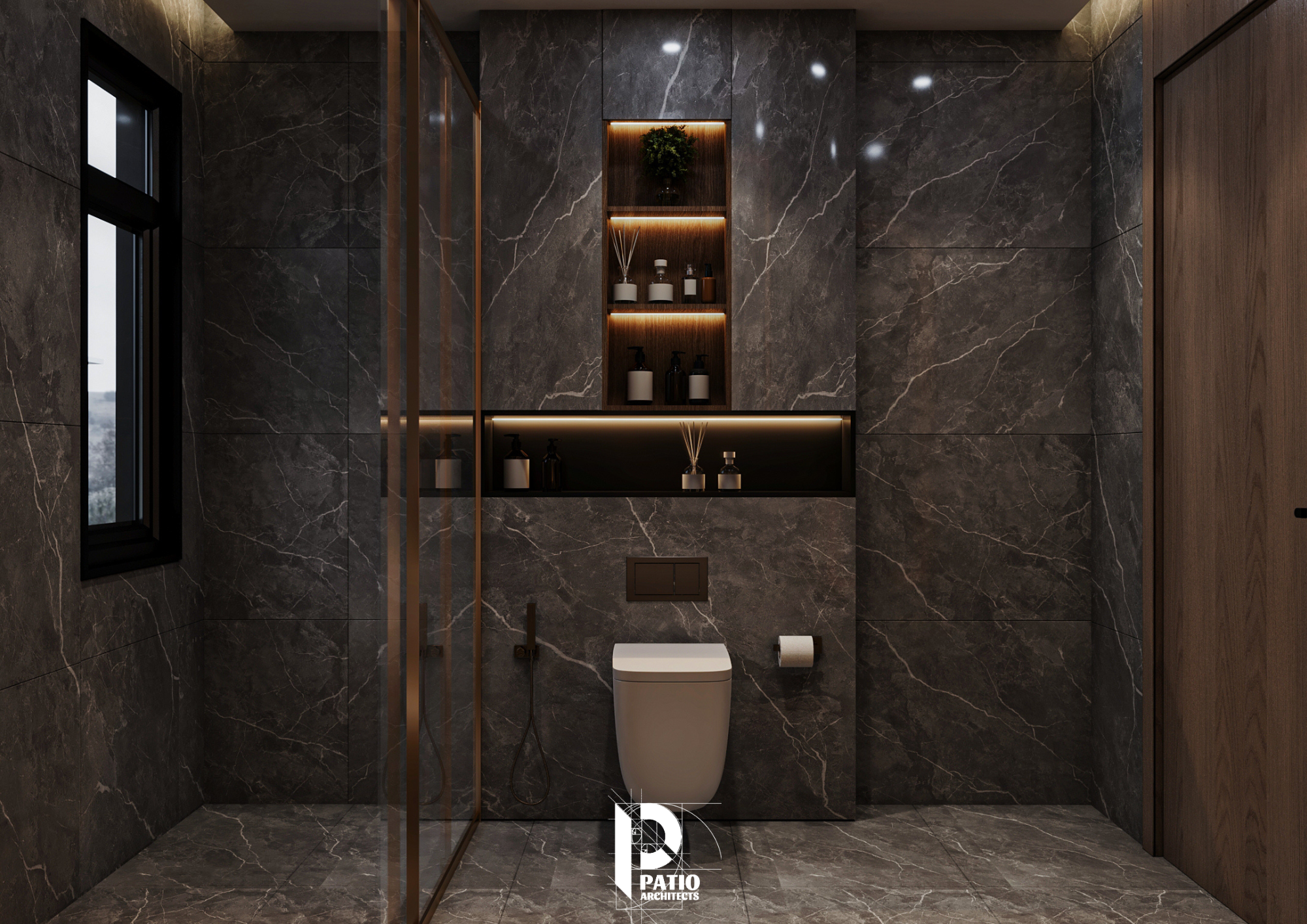 Two Bathrooms Interior Design Concept-4