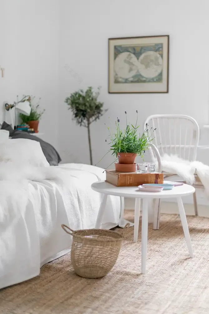 33 平米极简白色空间,打造专属单身女性的梦幻居所-5