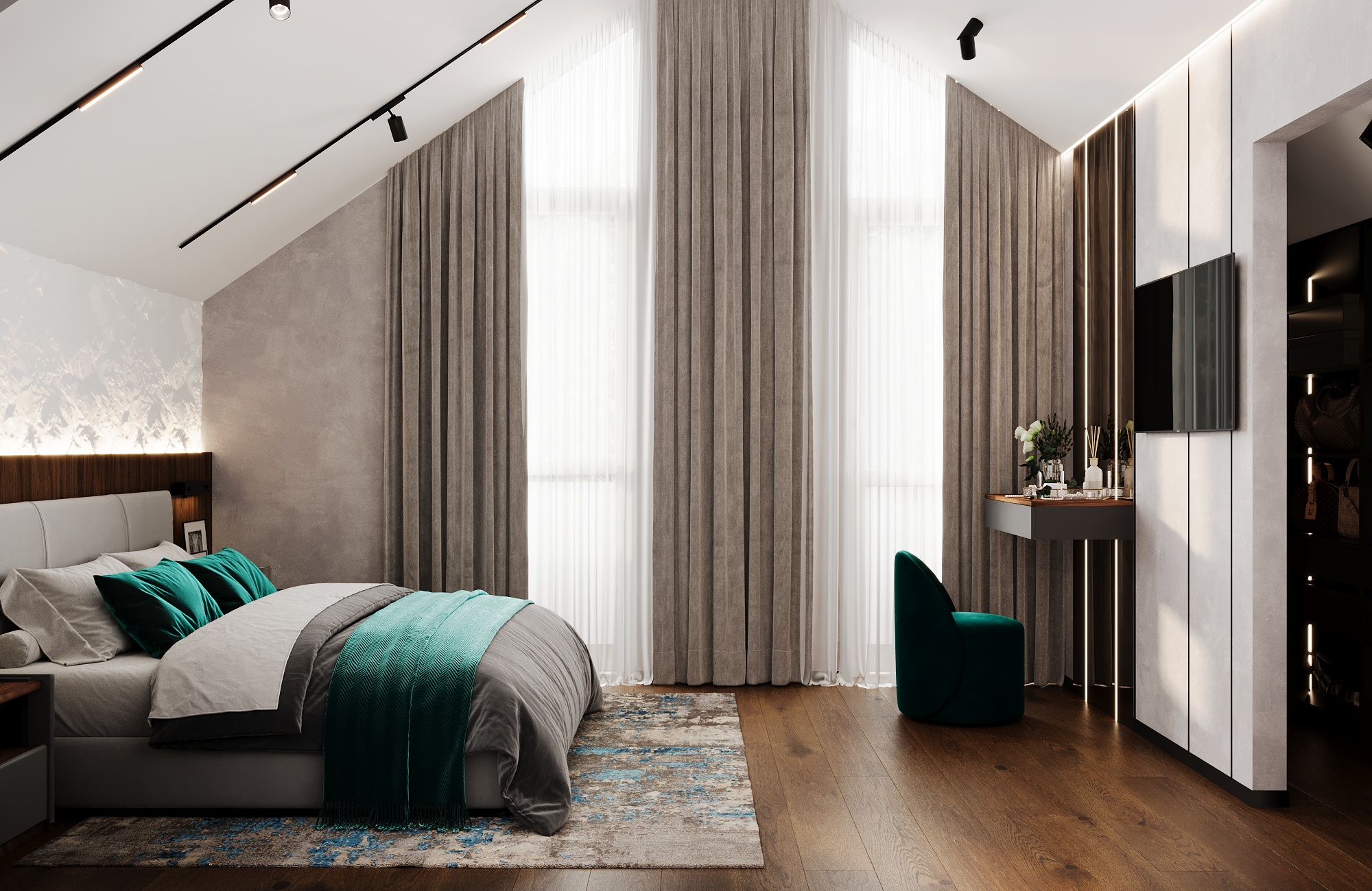 Second Floor of a Townhouse|Kids’ Room & Master Bedroom-4