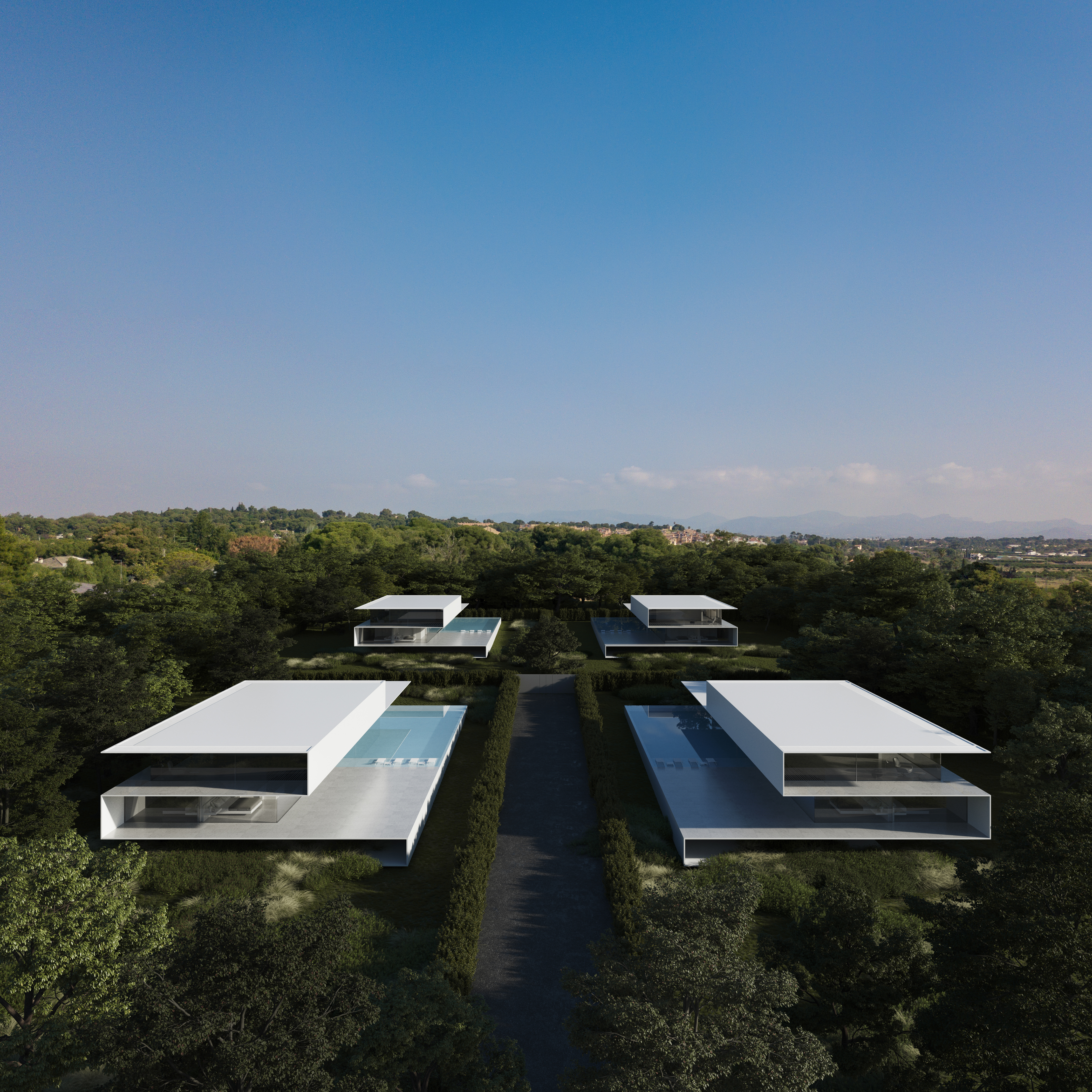 四个极简别墅设计-3