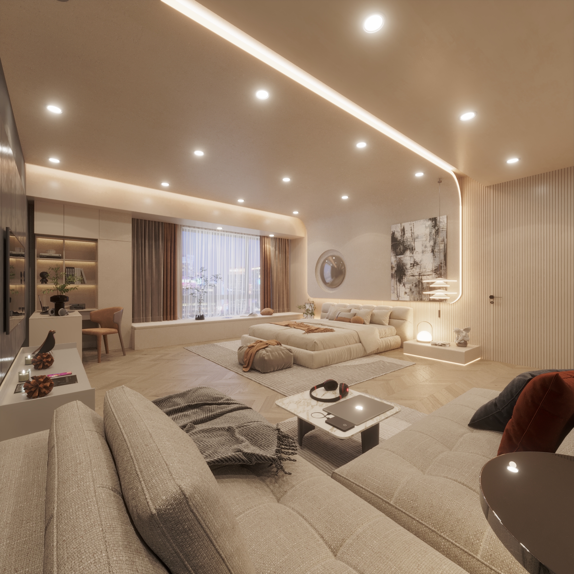 Master Bed Room and Dressing Room-2