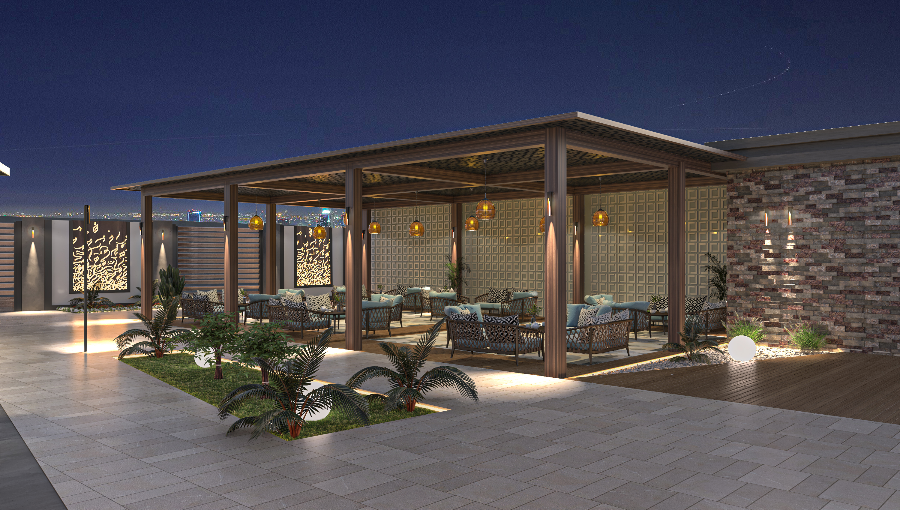 屋顶咖啡馆丨阿联酋艾因丨laarte.ae-19