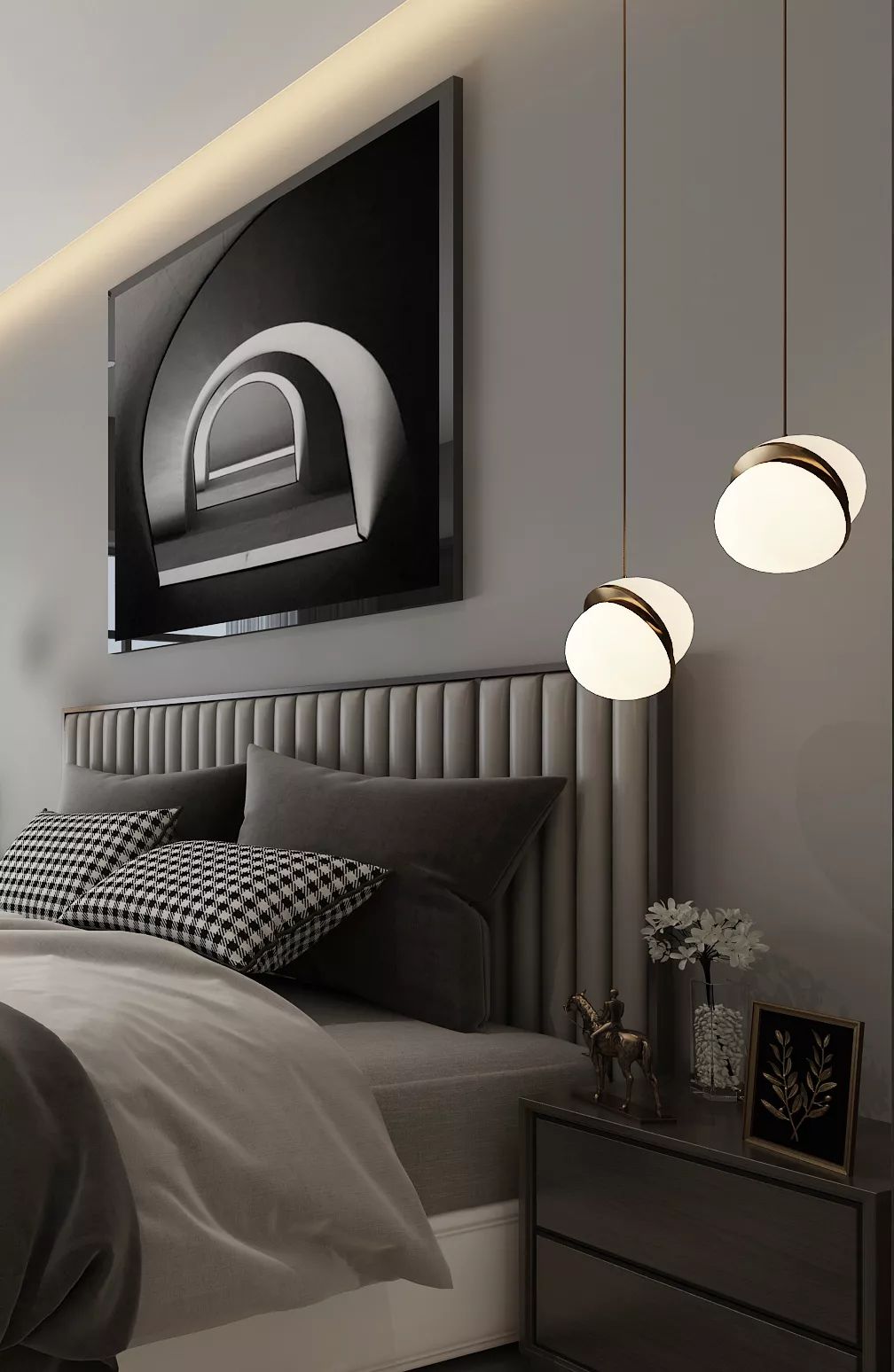 九里晴川现代轻奢风,高级灰与轻奢的完美融合-53