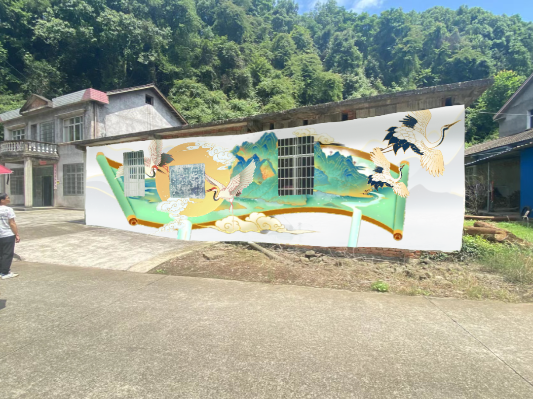 聚光星源|走进两河口村，绘出别样青春（墙绘篇1）-14