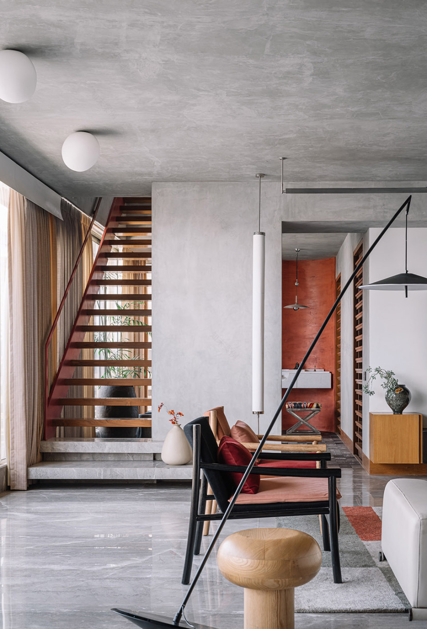 Surface and Silence住宅丨印度丨H+A Studio-25