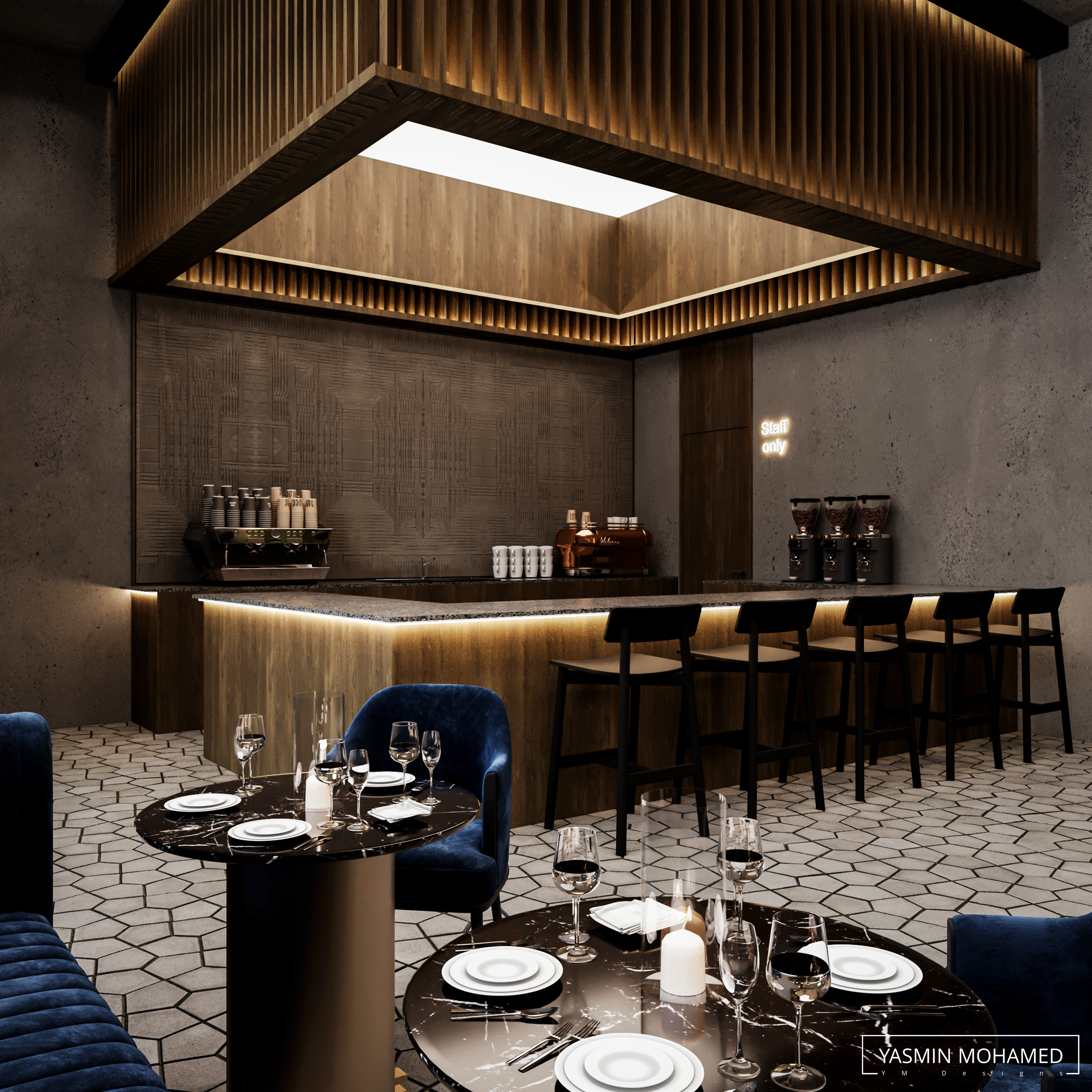 Lu·ury Restaurant Design（豪华餐厅设计）丨yasmin mohamed-15
