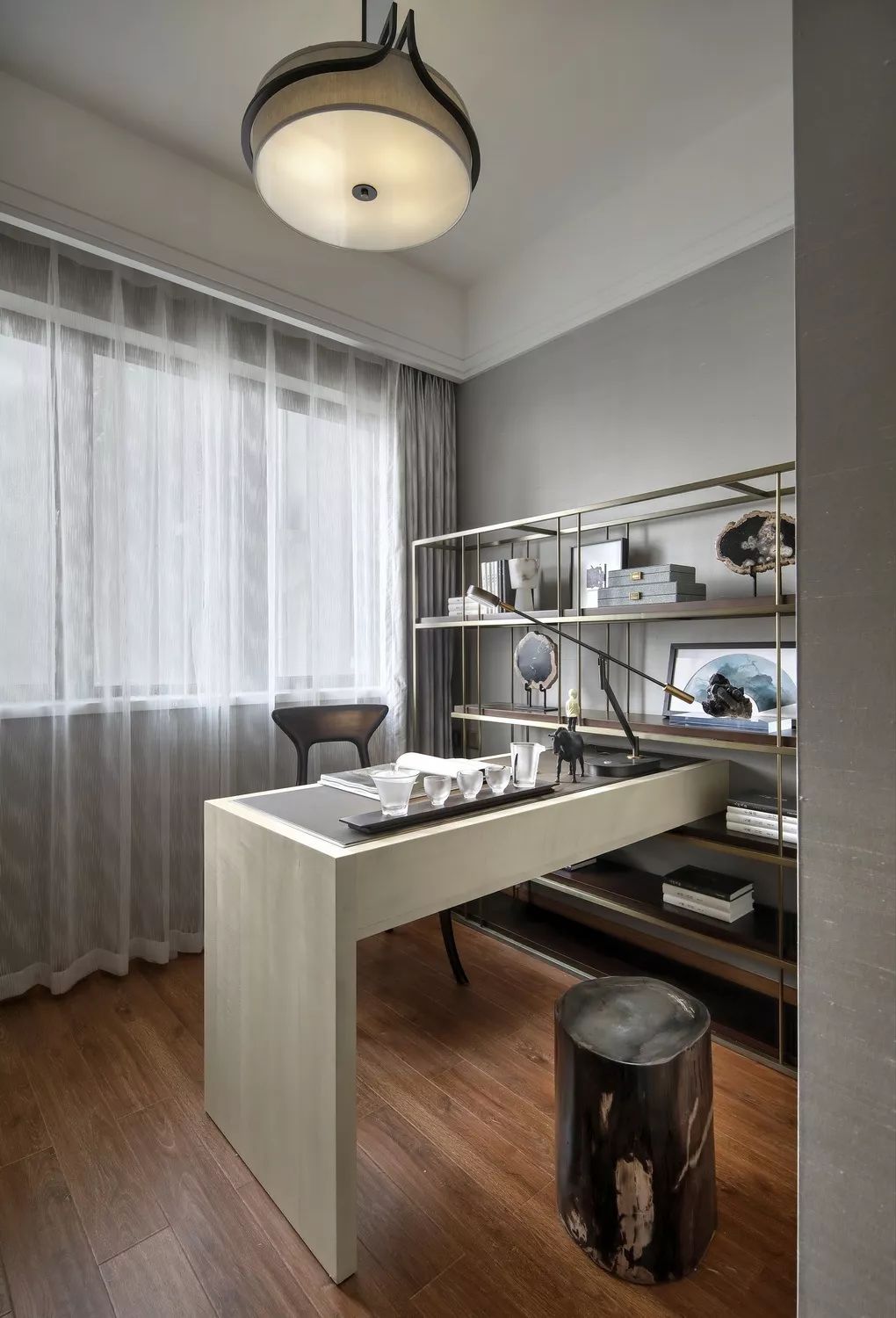 融创东莞黄江晨熙花园现代中式住宅样板房-32