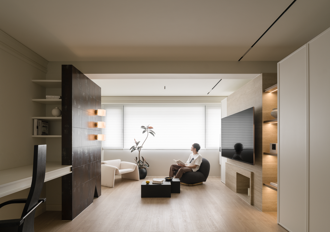 餐厨一体大洄游感知极简法式的浪漫与轻盈-10