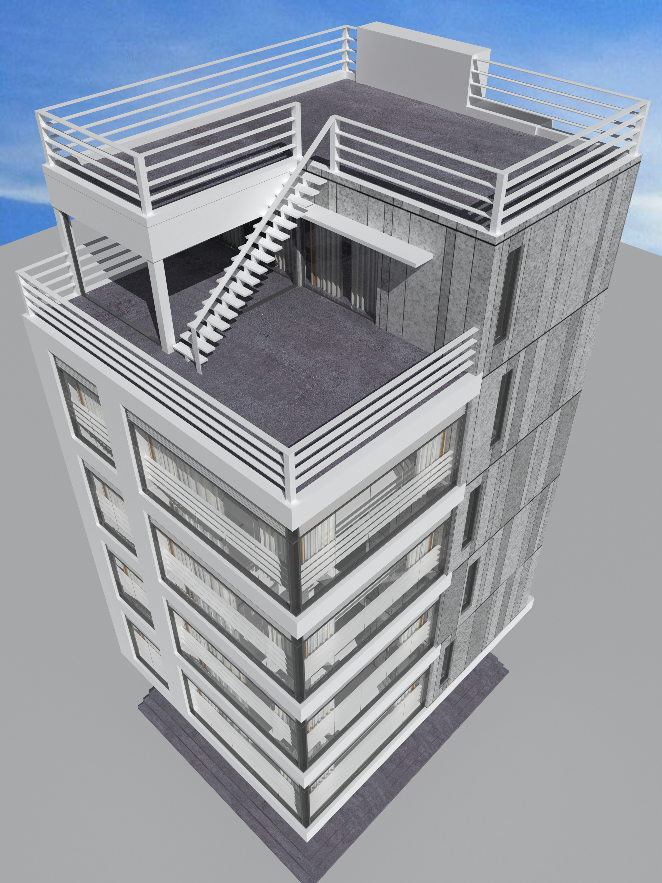 5层半广东农村自建房设计-10