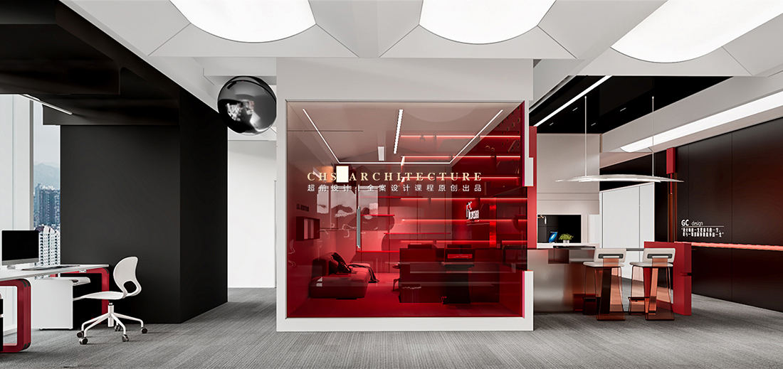 如日方升·办公室原创全案设计丨超前设计-38