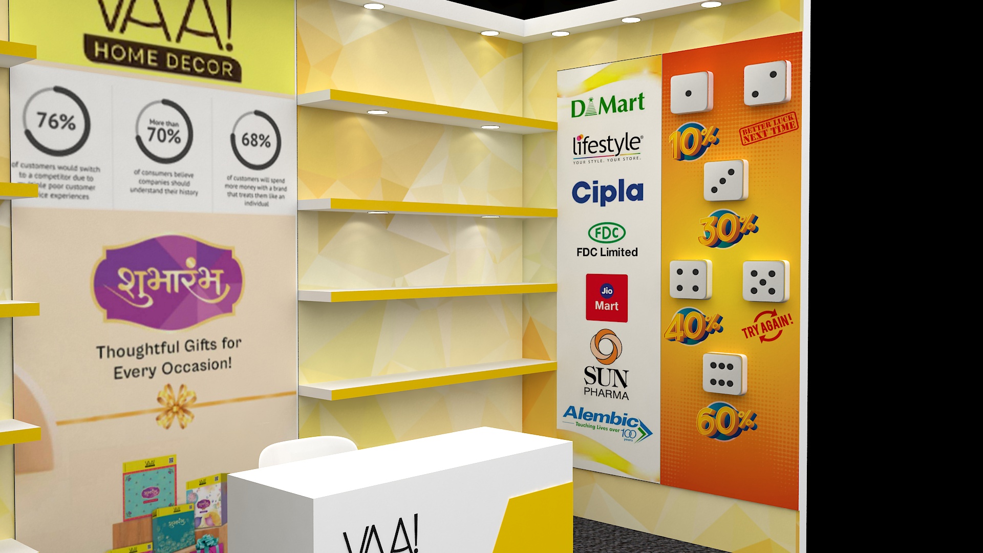 small one side exhibtion stall-4