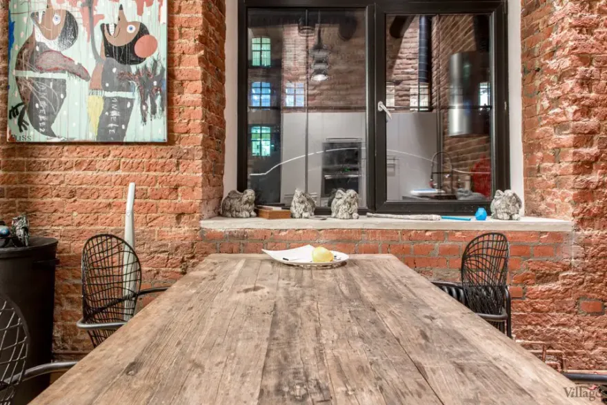 莫斯科旧纺织厂改造的工业风 Loft-4