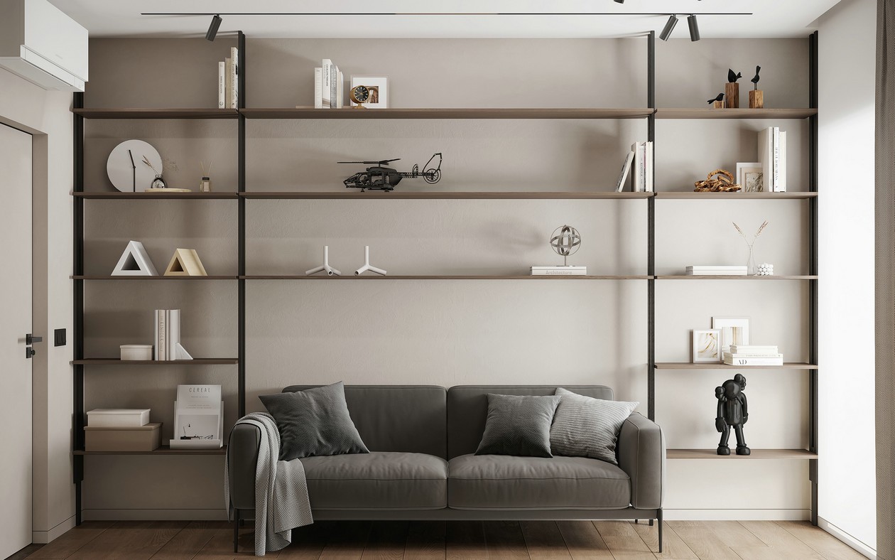 105㎡简约风住宅设计-12