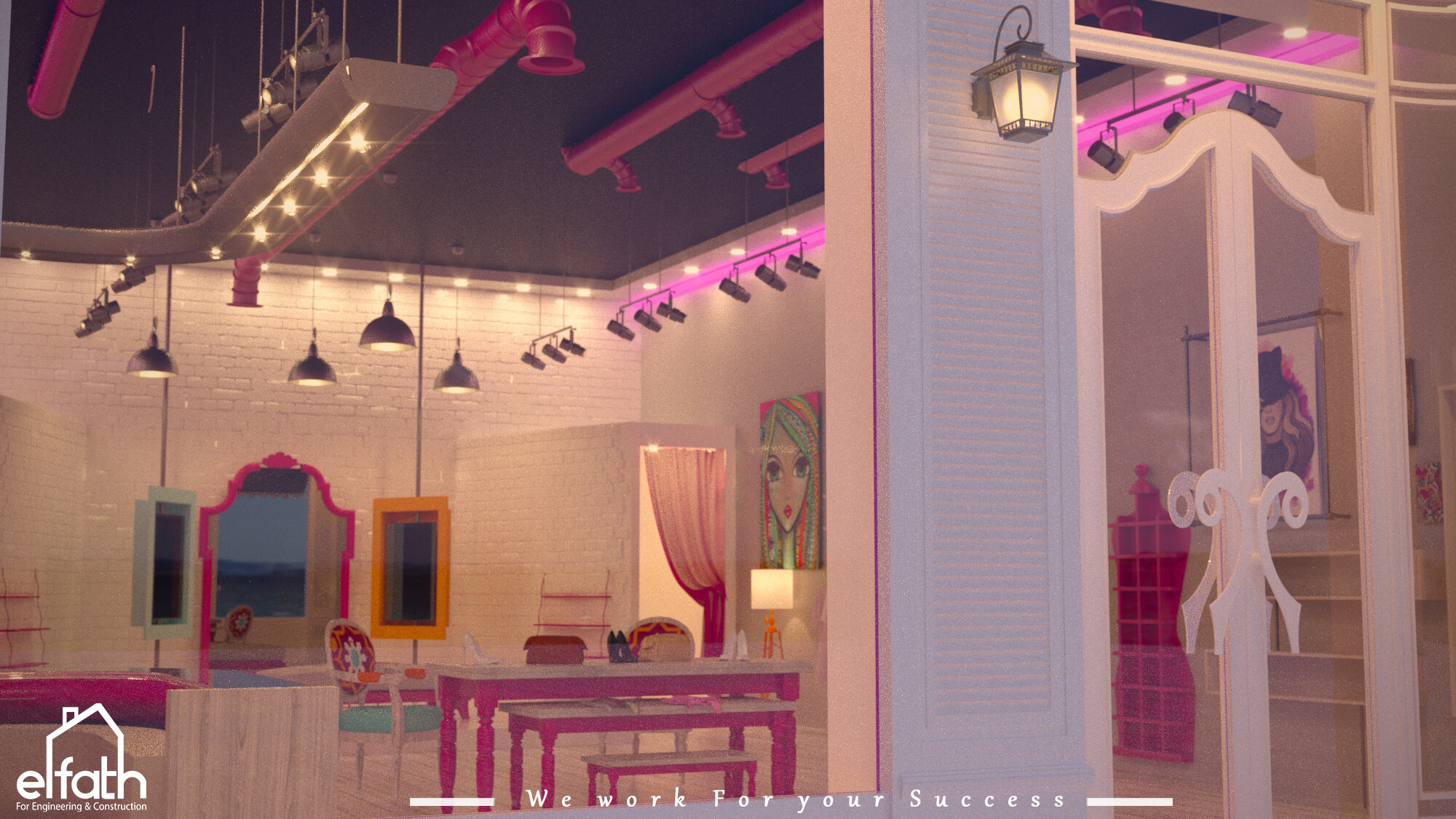 Sue's Fashion 室内外设计丨埃及开罗丨El Fath Office-10