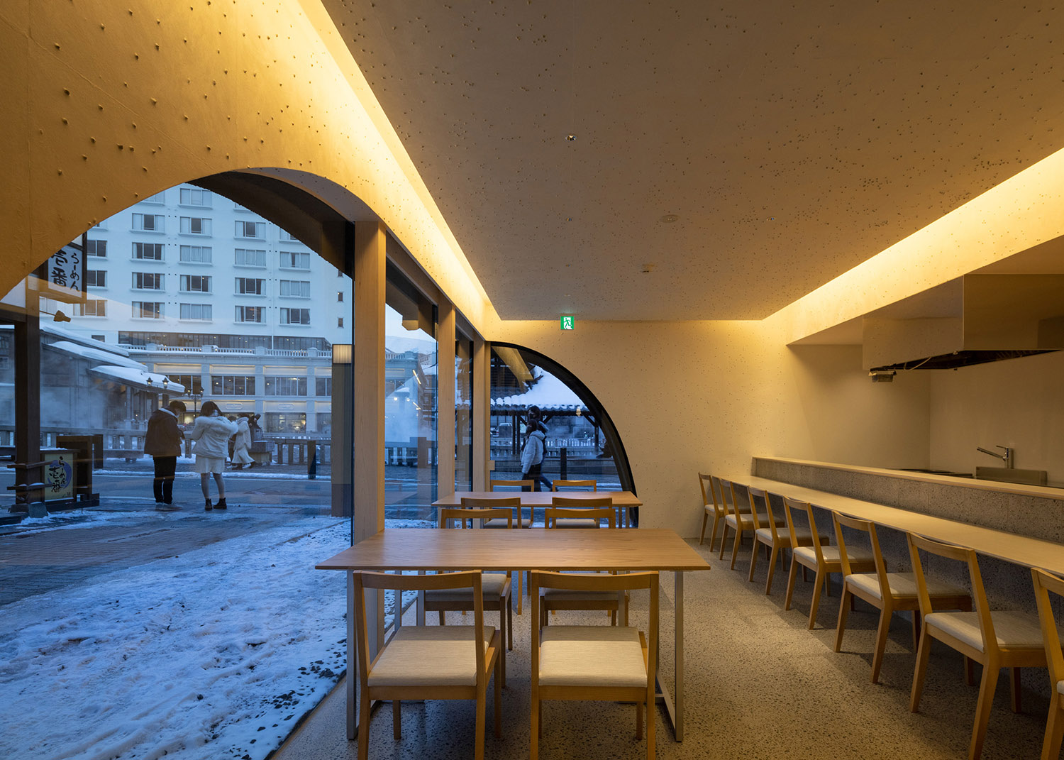 日本草津温泉旅馆丨隈研吾建筑都市设计事务所-17