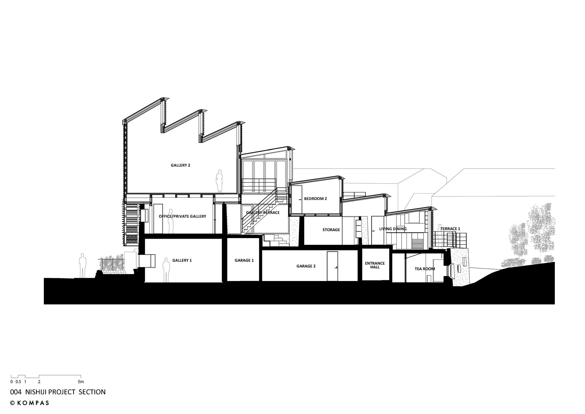西寺画廊和办公室丨日本丨KOMPAS-28