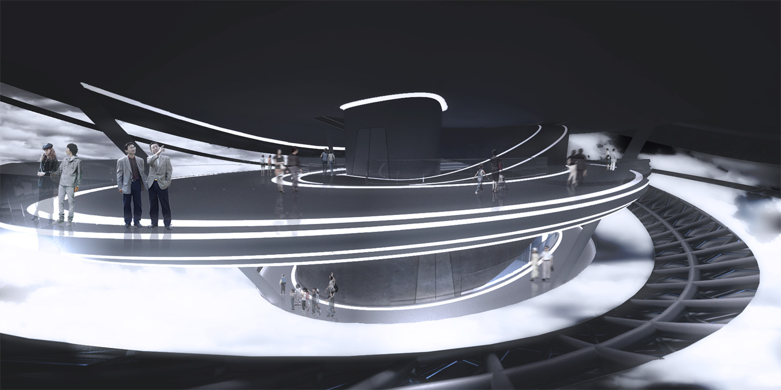 "河文化多媒体剧院亭"——自然、科技与空间的完美融合-15