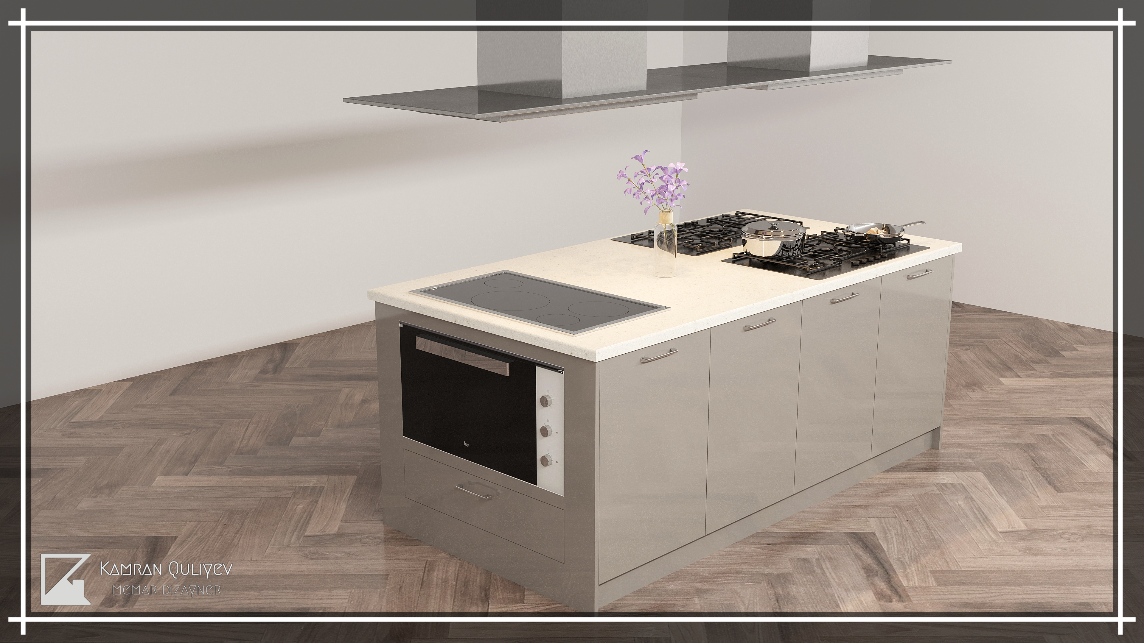 厨房 现代与新古典主义丨Azerbaijan丨Kamran Guliyev-21