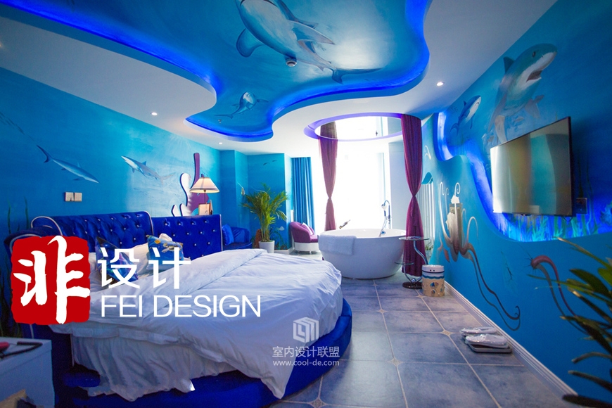 情侣酒店设计实景图-2