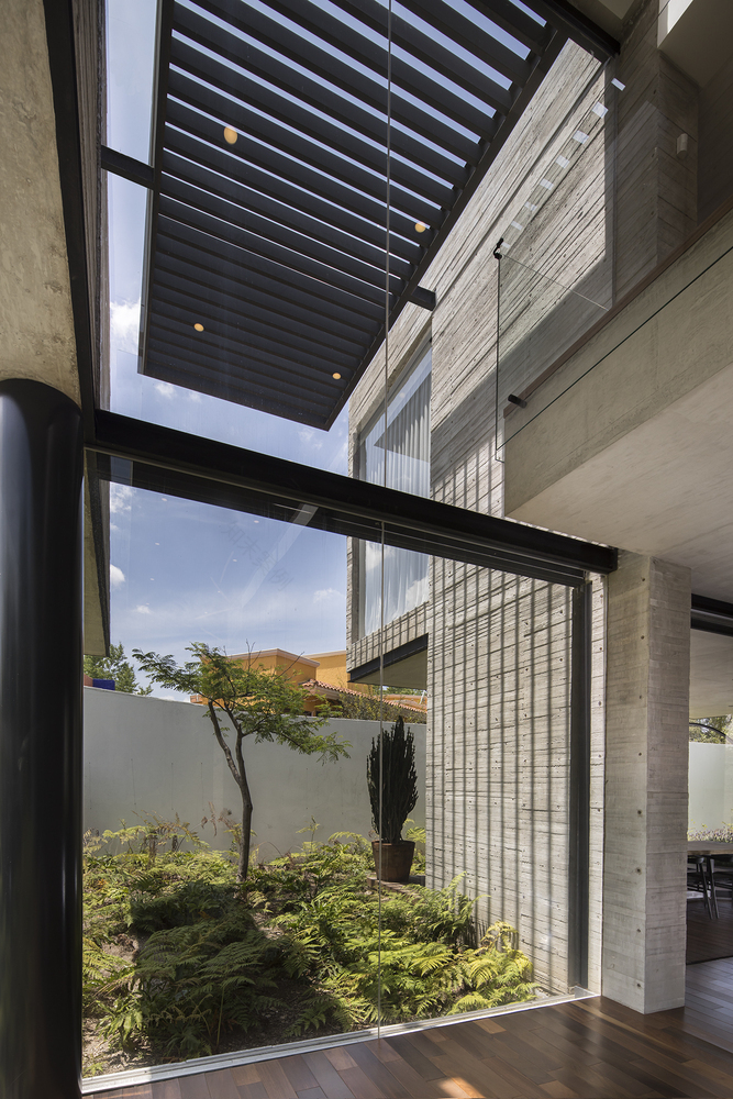 墨西哥 Casa Puebla 现代住宅 | 融入自然的室内生活-55