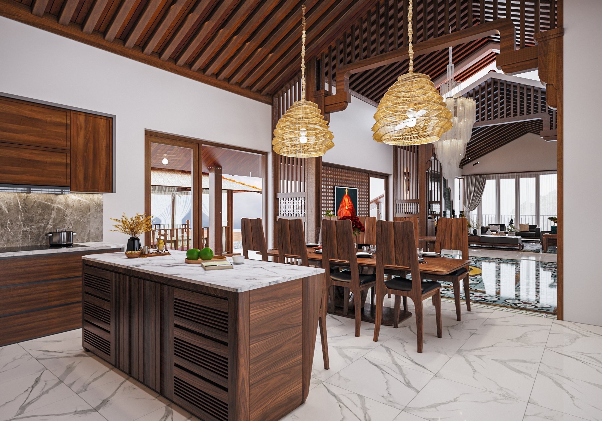 45·45 室内空间（注：这里Interior常见意思是室内、内部，结合语境这样处理，若有更具体背景信息，翻译可能更精准） 丨越南丨Xuan Binh-8