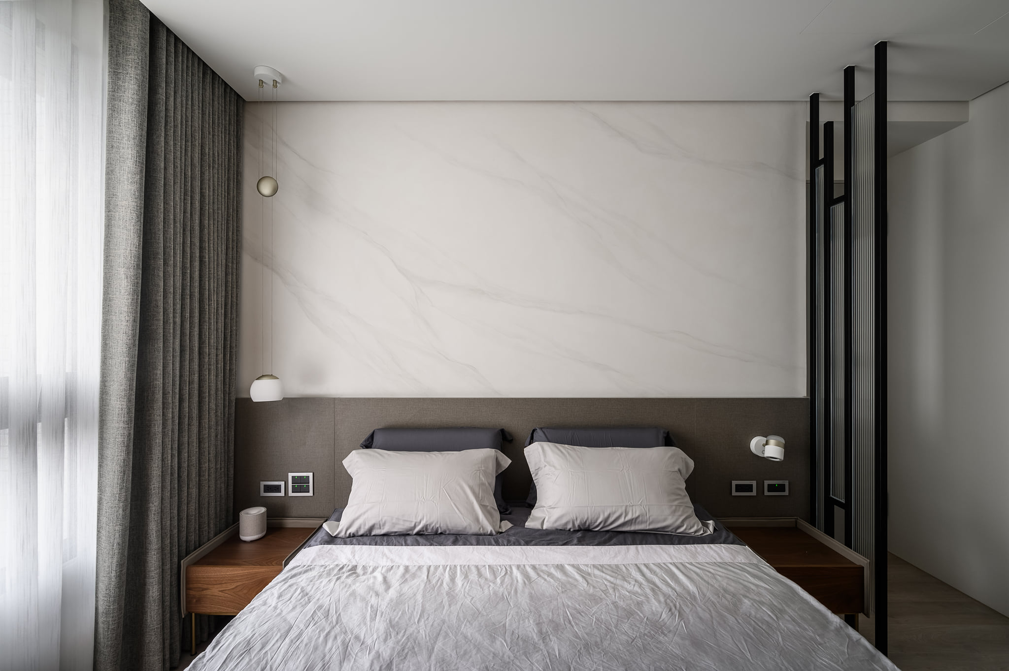 室觉空间创作 | 极简灰白设计，简单又帅气！-9