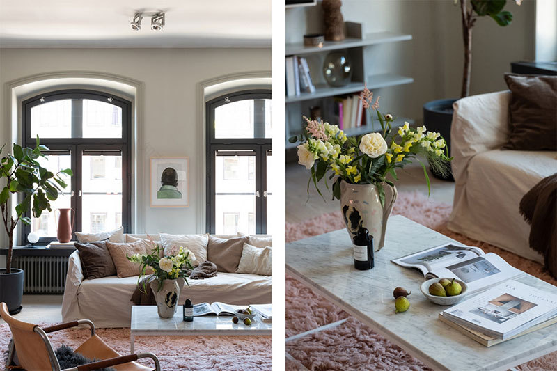 斯德哥尔摩优雅公寓 | 拱窗与开放空间的完美结合-7